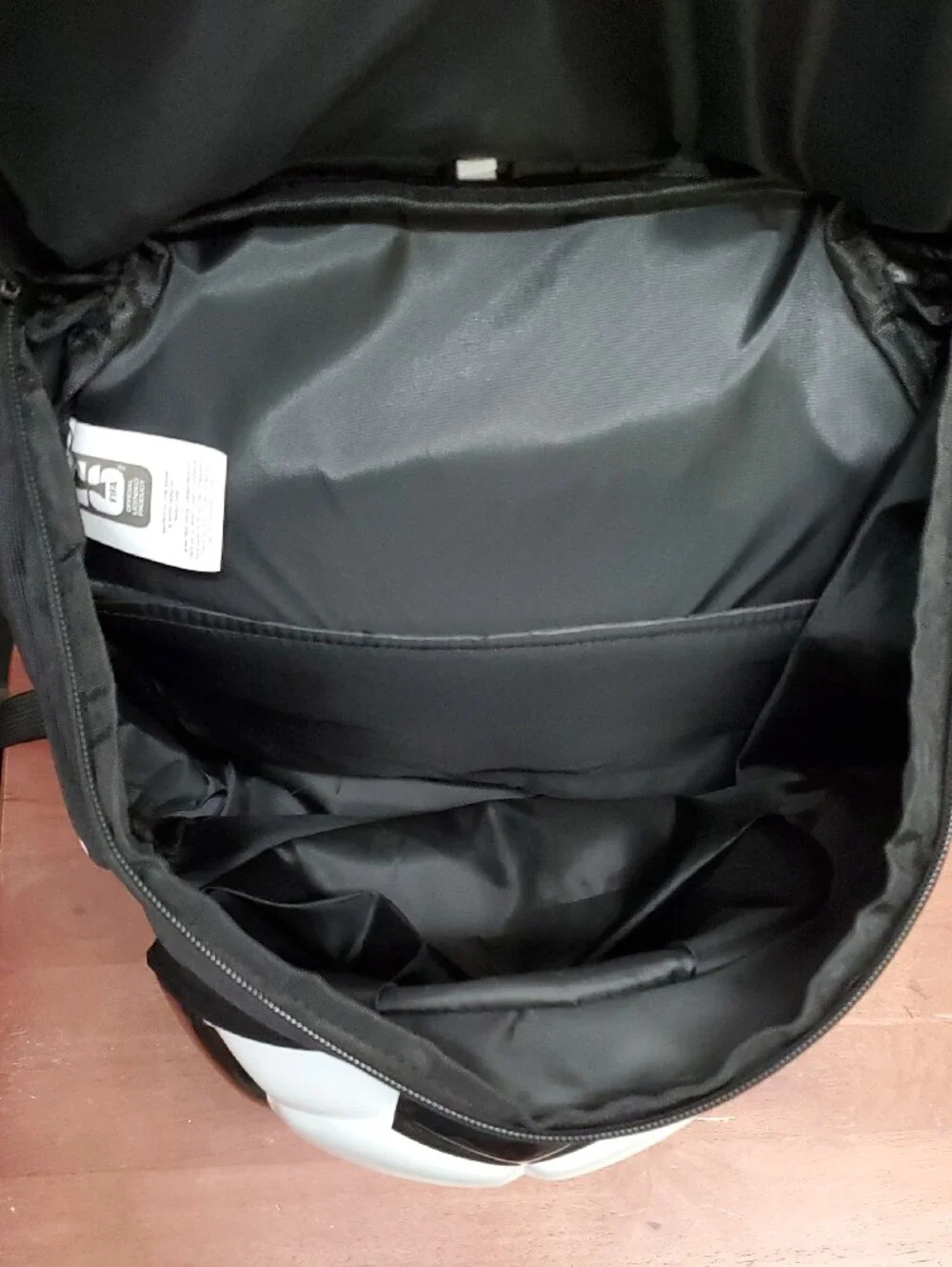 FIFA 26 World Cup Black Soccer Ball Backpack